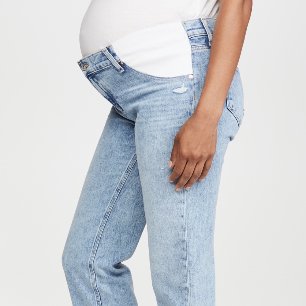 Paige Noella straight maternity jeans
